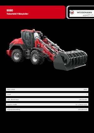 Ładowarki kołowe Weidemann 9080