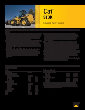 Ładowarki kołowe Caterpillar 910K