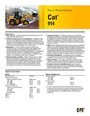 Ładowarki kołowe Caterpillar 914