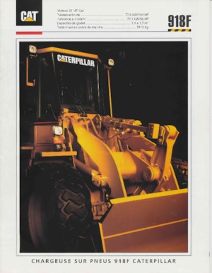 Ładowarki kołowe Caterpillar 918F
