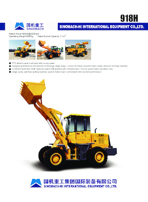 Ładowarki kołowe Sinomach 918H