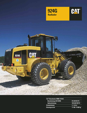 Ładowarki kołowe Caterpillar 924 G HL