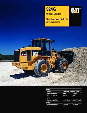 Ładowarki kołowe Caterpillar 924G