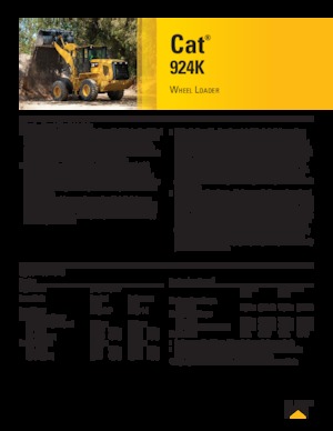 Ładowarki kołowe Caterpillar 924K