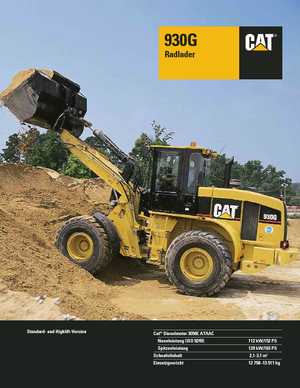 Ładowarki kołowe Caterpillar 930 G