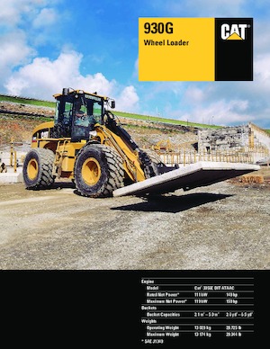 Ładowarki kołowe Caterpillar 930G
