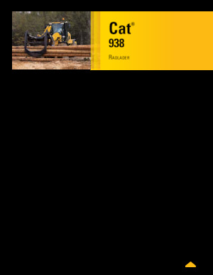 Ładowarki kołowe Caterpillar 938