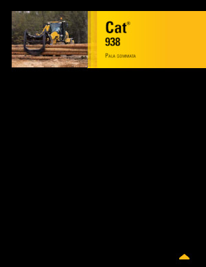 Ładowarki kołowe Caterpillar 938