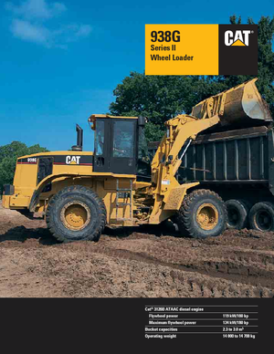 Ładowarki kołowe Caterpillar 938G II