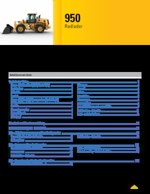 Ładowarki kołowe Caterpillar 950