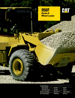 Ładowarki kołowe Caterpillar 950 F II-StVZO