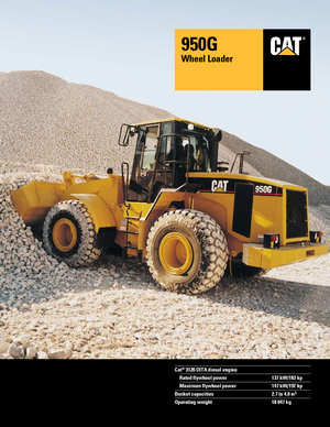 Ładowarki kołowe Caterpillar 950 G