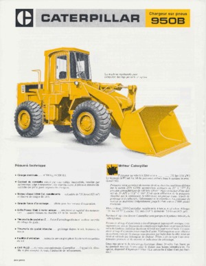 Ładowarki kołowe Caterpillar 950B