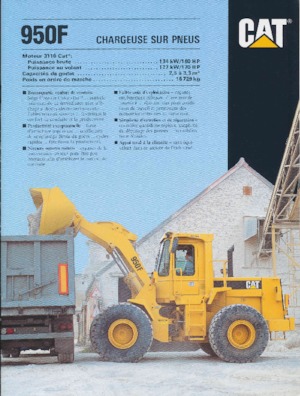 Ładowarki kołowe Caterpillar 950F