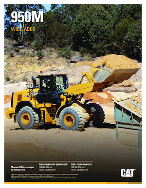 Ładowarki kołowe Caterpillar 950M