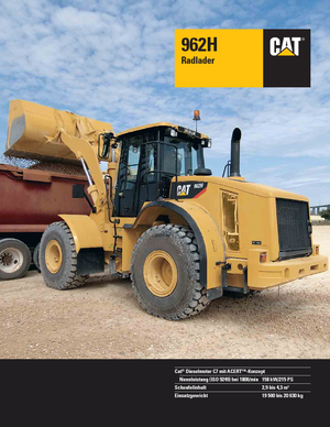 Ładowarki kołowe Caterpillar 962H