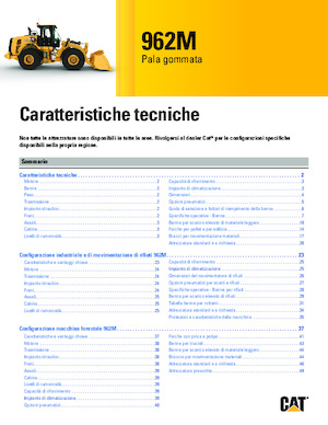Ładowarki kołowe Caterpillar 962M