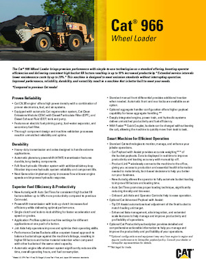 Ładowarki kołowe Caterpillar 966