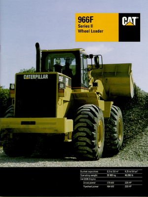 Ładowarki kołowe Caterpillar 966 F II-StVZO