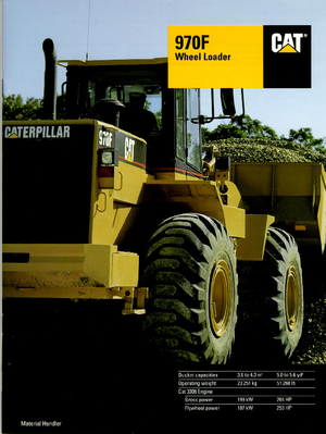 Ładowarki kołowe Caterpillar 970 F-StVZO