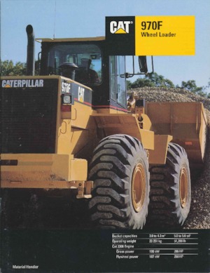 Ładowarki kołowe Caterpillar 970F