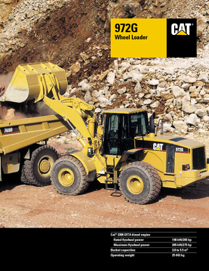 Ładowarki kołowe Caterpillar 972 G