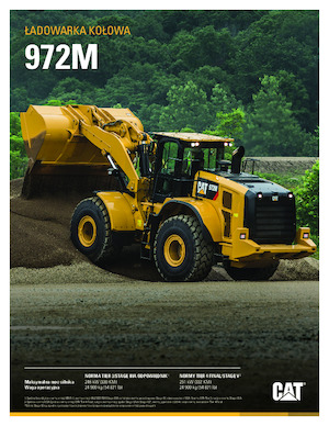 Ładowarki kołowe Caterpillar 972M