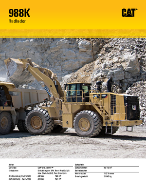 Ładowarki kołowe Caterpillar 988K