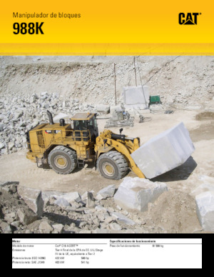Ładowarki kołowe Caterpillar 988K