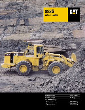 Ładowarki kołowe Caterpillar 992 G