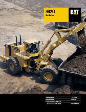 Ładowarki kołowe Caterpillar 992 G