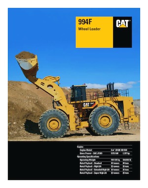 Ładowarki kołowe Caterpillar 994F