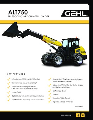 Ładowarki kołowe Gehl ALT750