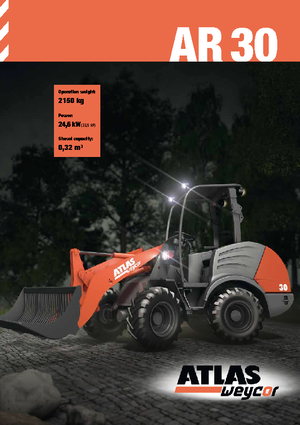 Ładowarki kołowe Atlas-weycor AR 30