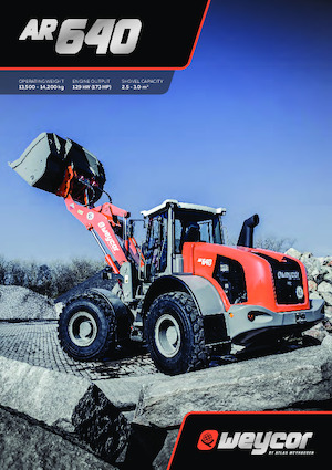 Ładowarki kołowe weycor AR 640