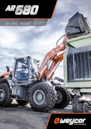 Ładowarki kołowe weycor AR 680