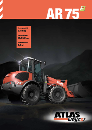 Ładowarki kołowe Atlas AR 75