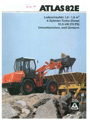 Ładowarki kołowe Atlas AR 82 E