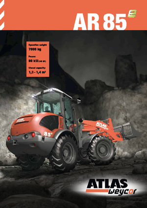 Ładowarki kołowe Atlas AR 85 E