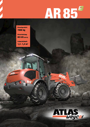 Ładowarki kołowe Atlas AR 85 E