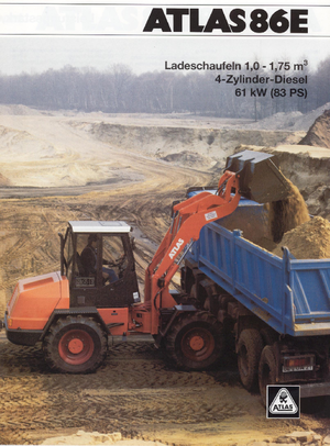 Ładowarki kołowe Atlas AR 86 E