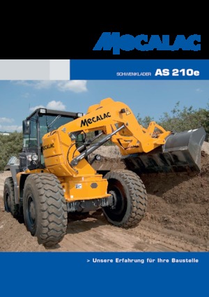 Ładowarki kołowe Mecalac AS210e