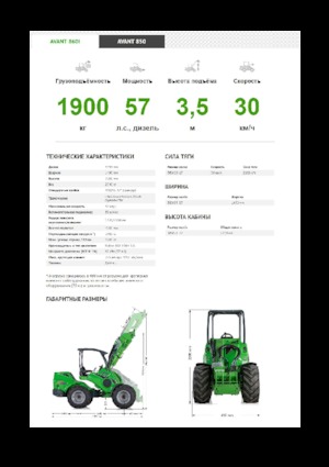 Ładowarki kołowe Avant Tecno Avant 860i