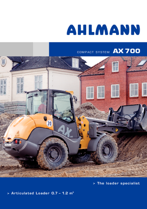 Ładowarki kołowe Ahlmann AX 700
