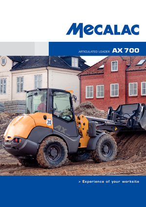 Ładowarki kołowe Mecalac AX 700