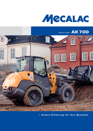 Ładowarki kołowe Mecalac AX 700