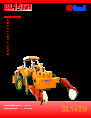 Ładowarki kołowe Beml BL14TH