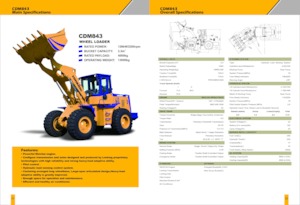 Ładowarki kołowe Lonking CDM843
