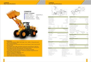 Ładowarki kołowe Lonking CDM858