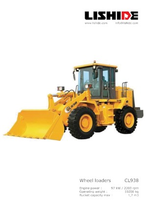 Ładowarki kołowe Lishide CL938-2